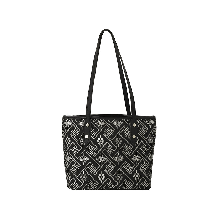 Women's Large Capacity Tote Bag 2025 Casual Shoulder Handbag for Commute - Image 5