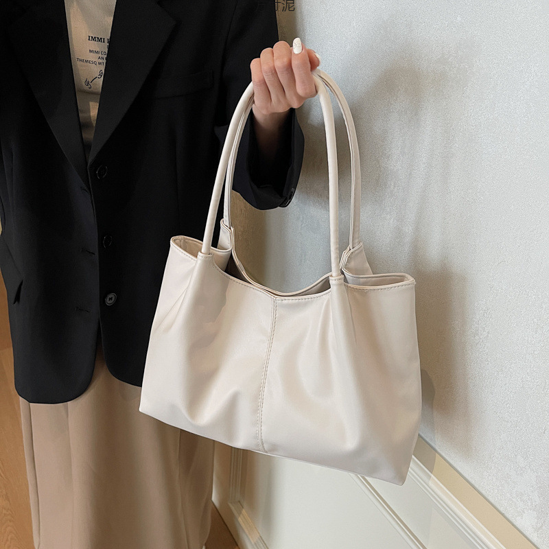 MZ 2025 Autumn Korean Japanese Style Large Tote Bag for Women Casual Commute Shoulder Handbag - Image 4